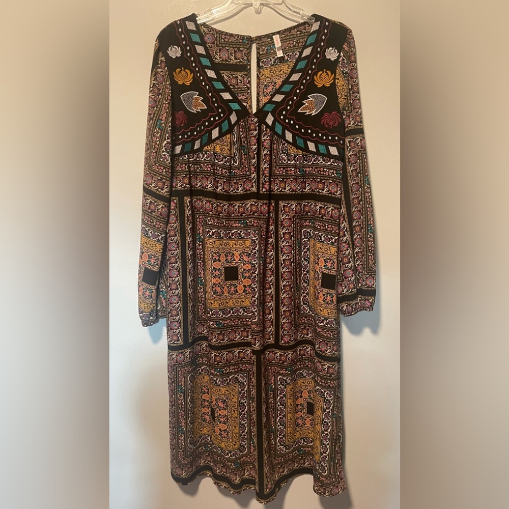 Xhilaration Women’s Midi Length Tunic Dress Sz XL